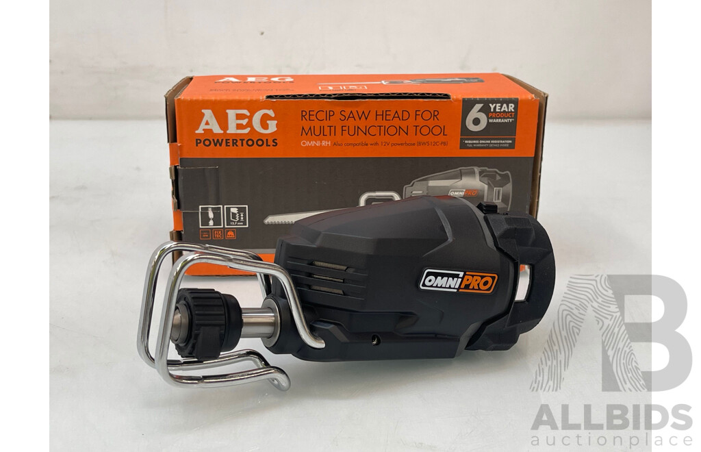 AEG Recip Saw Head Attachment for Multi Function Tool - Brand New