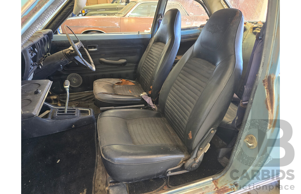 9/1974 Chrysler Valiant Lancer EL LA 1400 (A72) 2d Sedan Blue 1.4L