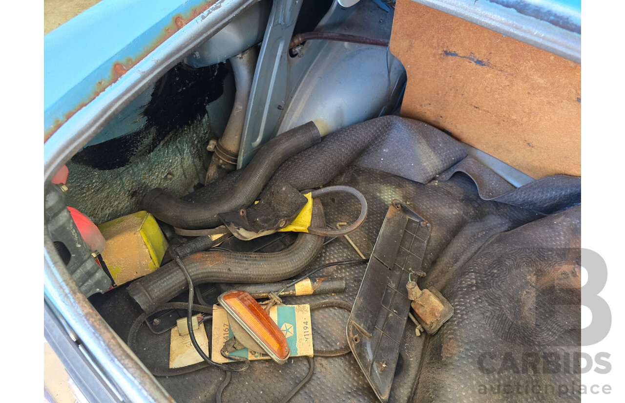 9/1974 Chrysler Valiant Lancer EL LA 1400 (A72) 2d Sedan Blue 1.4L