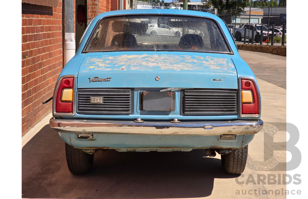 9/1974 Chrysler Valiant Lancer EL LA 1400 (A72) 2d Sedan Blue 1.4L