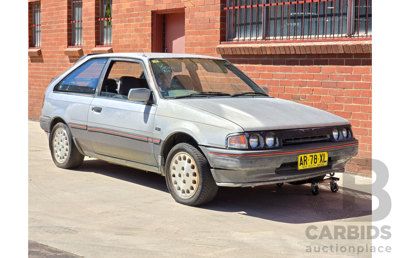 7/1988 Ford Laser TX3 KE 3d Hatchback Grey 1.6L