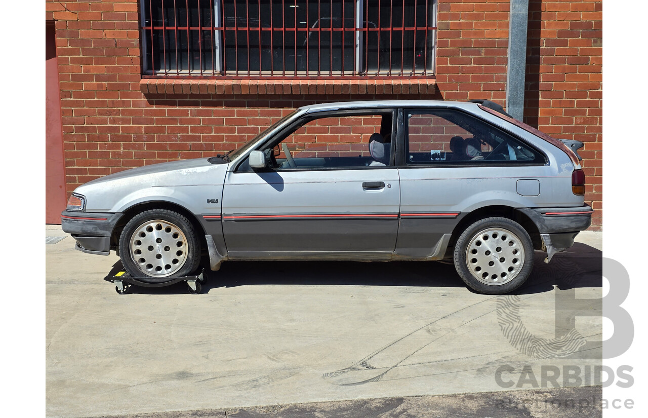 7/1988 Ford Laser TX3 KE 3d Hatchback Grey 1.6L