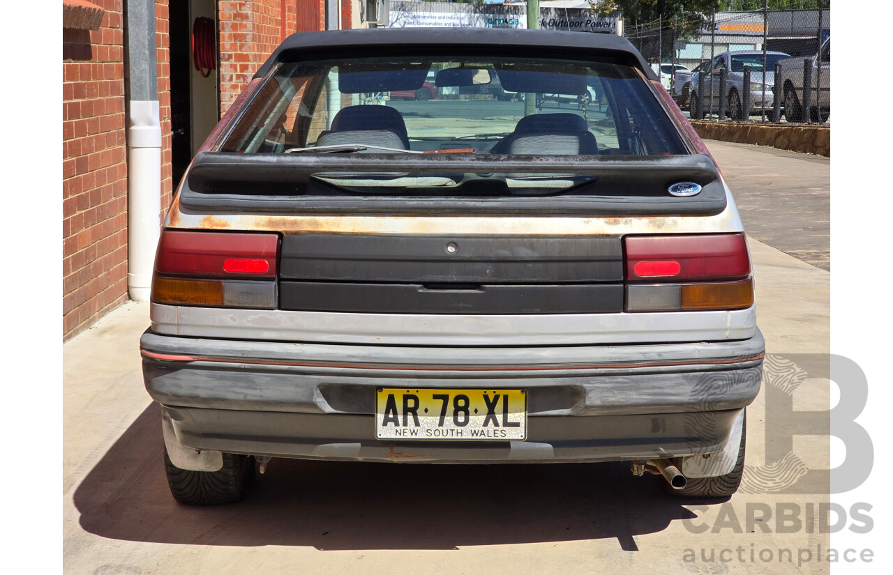7/1988 Ford Laser TX3 KE 3d Hatchback Grey 1.6L