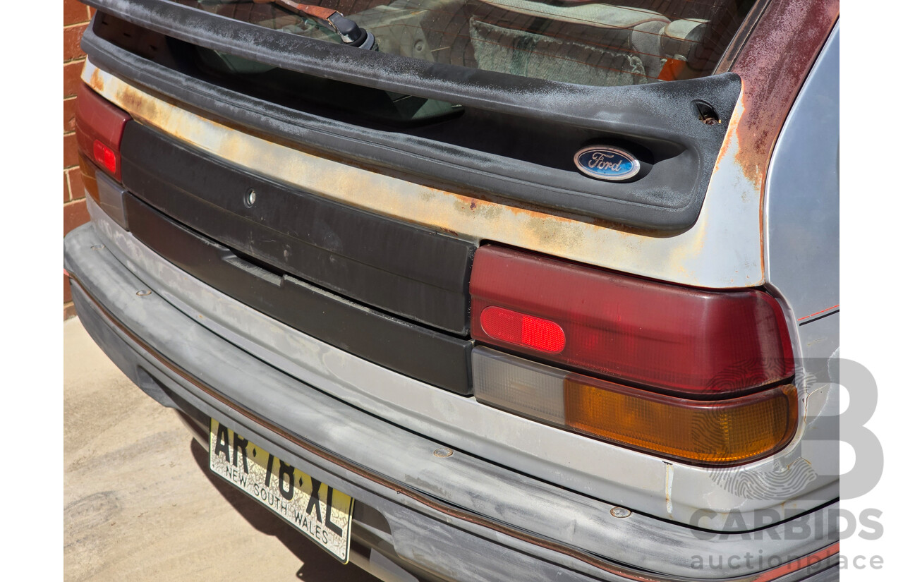 7/1988 Ford Laser TX3 KE 3d Hatchback Grey 1.6L