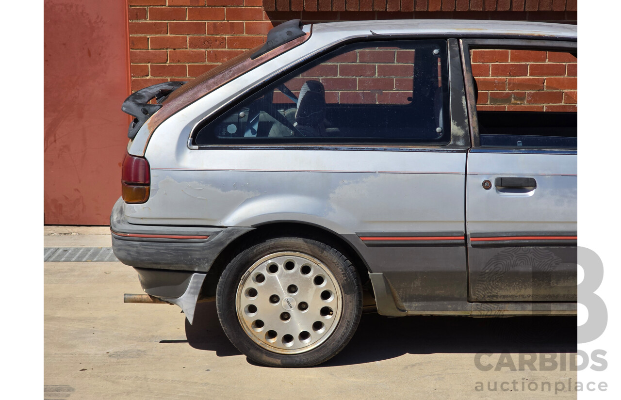 7/1988 Ford Laser TX3 KE 3d Hatchback Grey 1.6L
