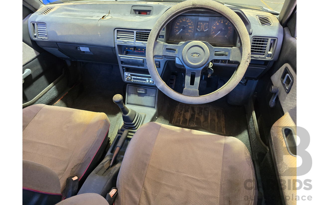 7/1988 Ford Laser TX3 KE 3d Hatchback Grey 1.6L