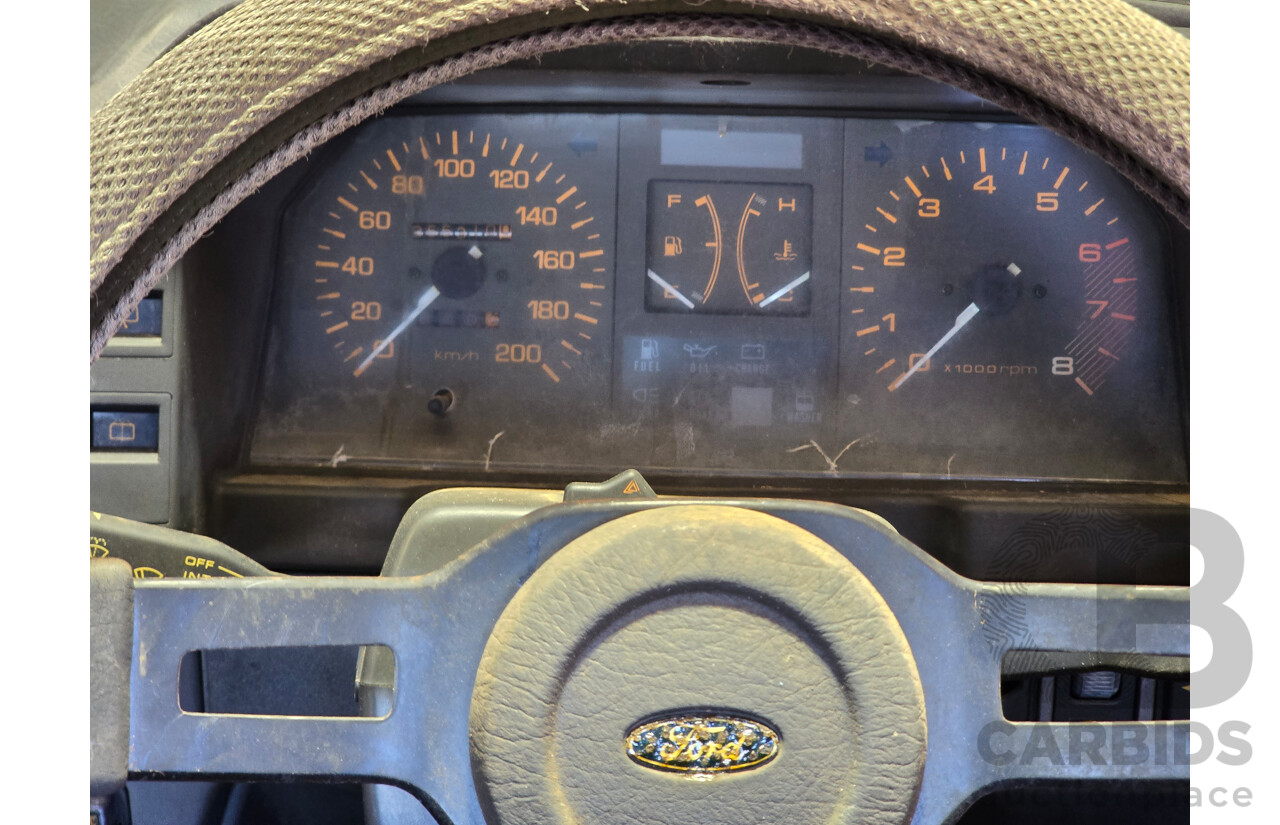 7/1988 Ford Laser TX3 KE 3d Hatchback Grey 1.6L