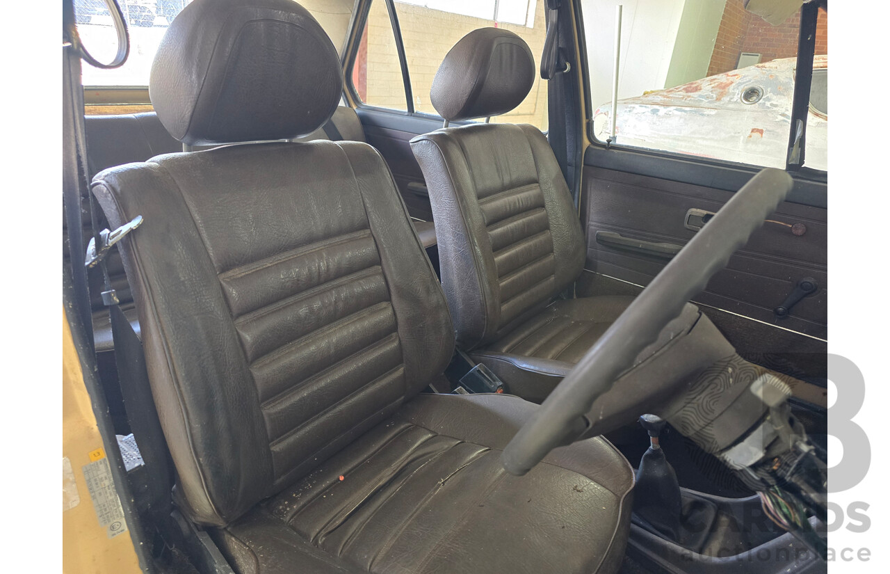 6/1979 Volkswagen Golf GLD Mk1 4d Hatchback Sunbrite Yellow Diesel 1.5L