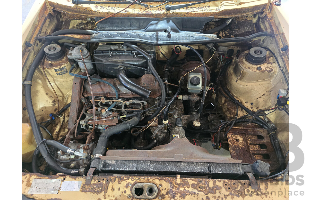 6/1979 Volkswagen Golf GLD Mk1 4d Hatchback Sunbrite Yellow Diesel 1.5L