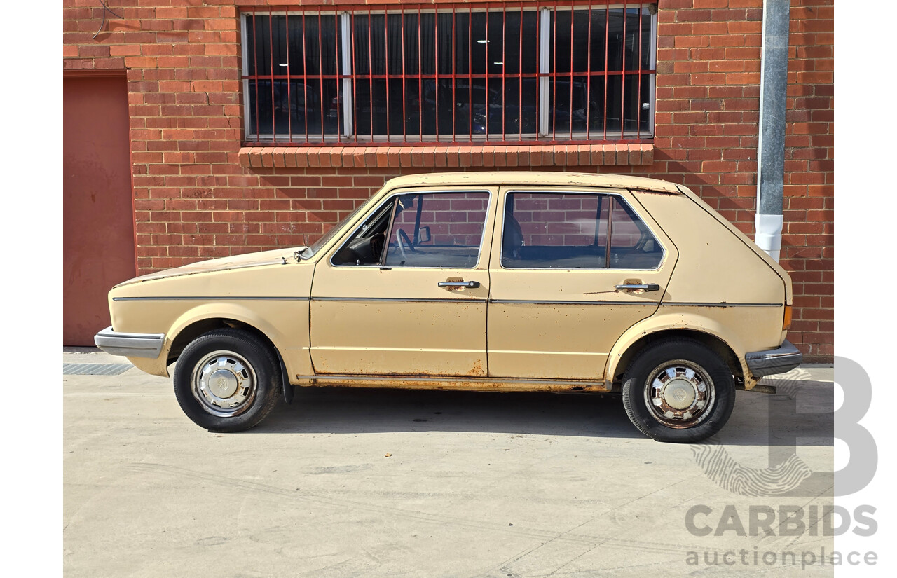 6/1979 Volkswagen Golf GLD Mk1 4d Hatchback Sunbrite Yellow Diesel 1.5L