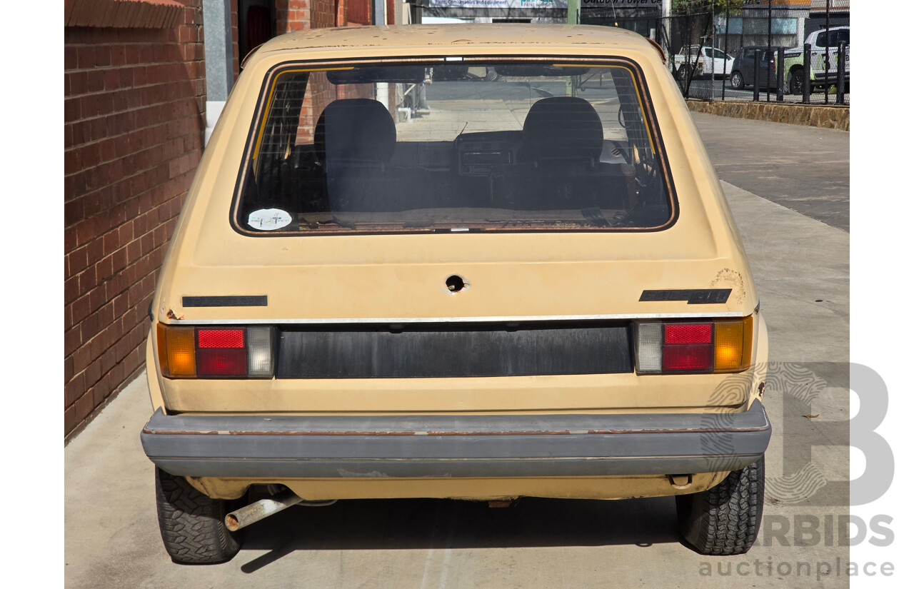 6/1979 Volkswagen Golf GLD Mk1 4d Hatchback Sunbrite Yellow Diesel 1.5L
