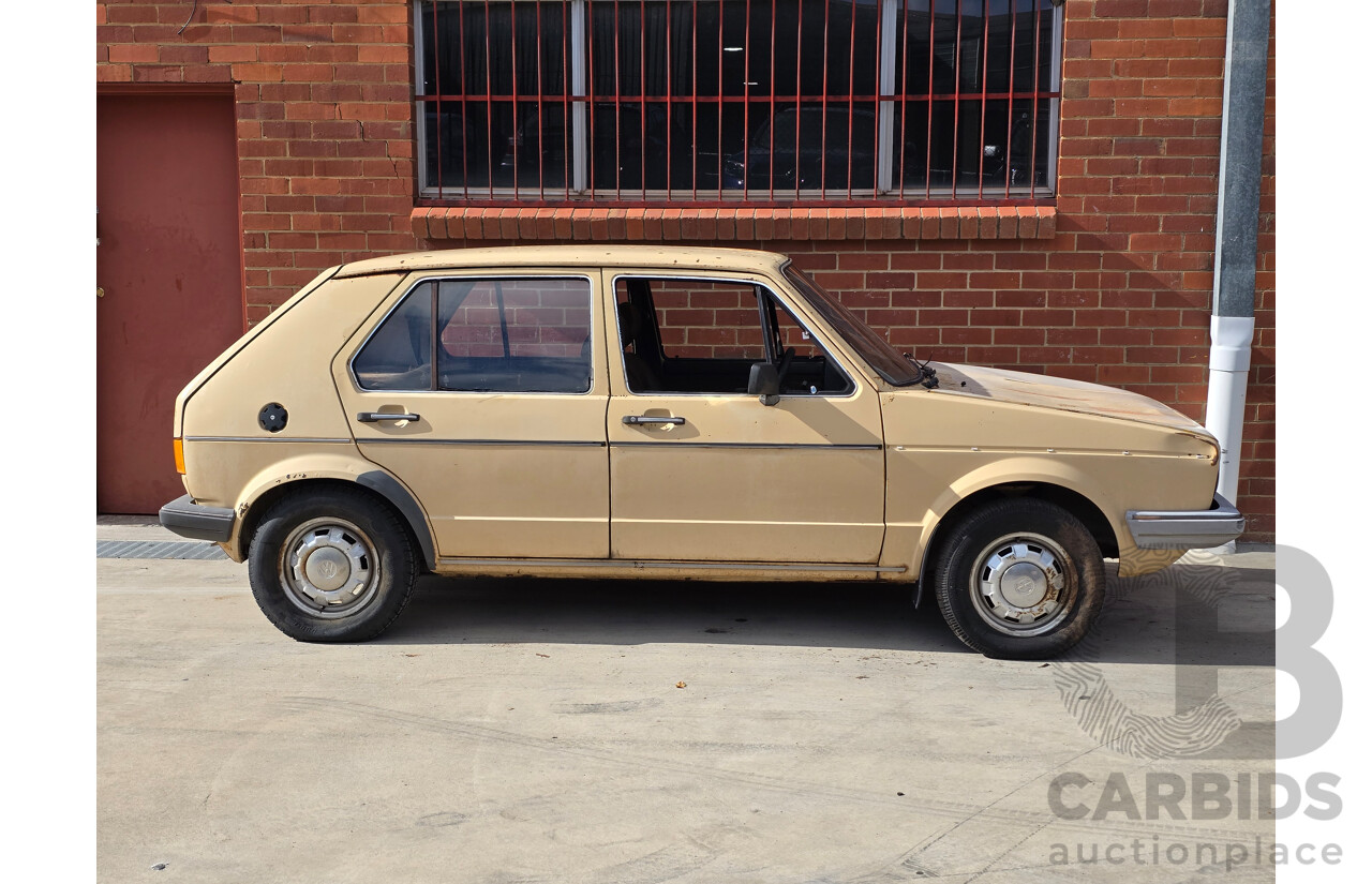 6/1979 Volkswagen Golf GLD Mk1 4d Hatchback Sunbrite Yellow Diesel 1.5L
