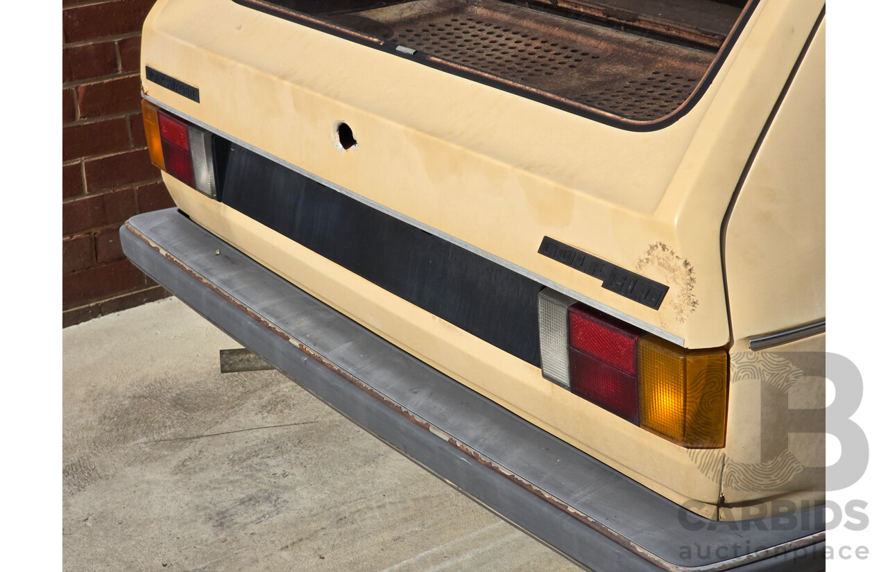 6/1979 Volkswagen Golf GLD Mk1 4d Hatchback Sunbrite Yellow Diesel 1.5L