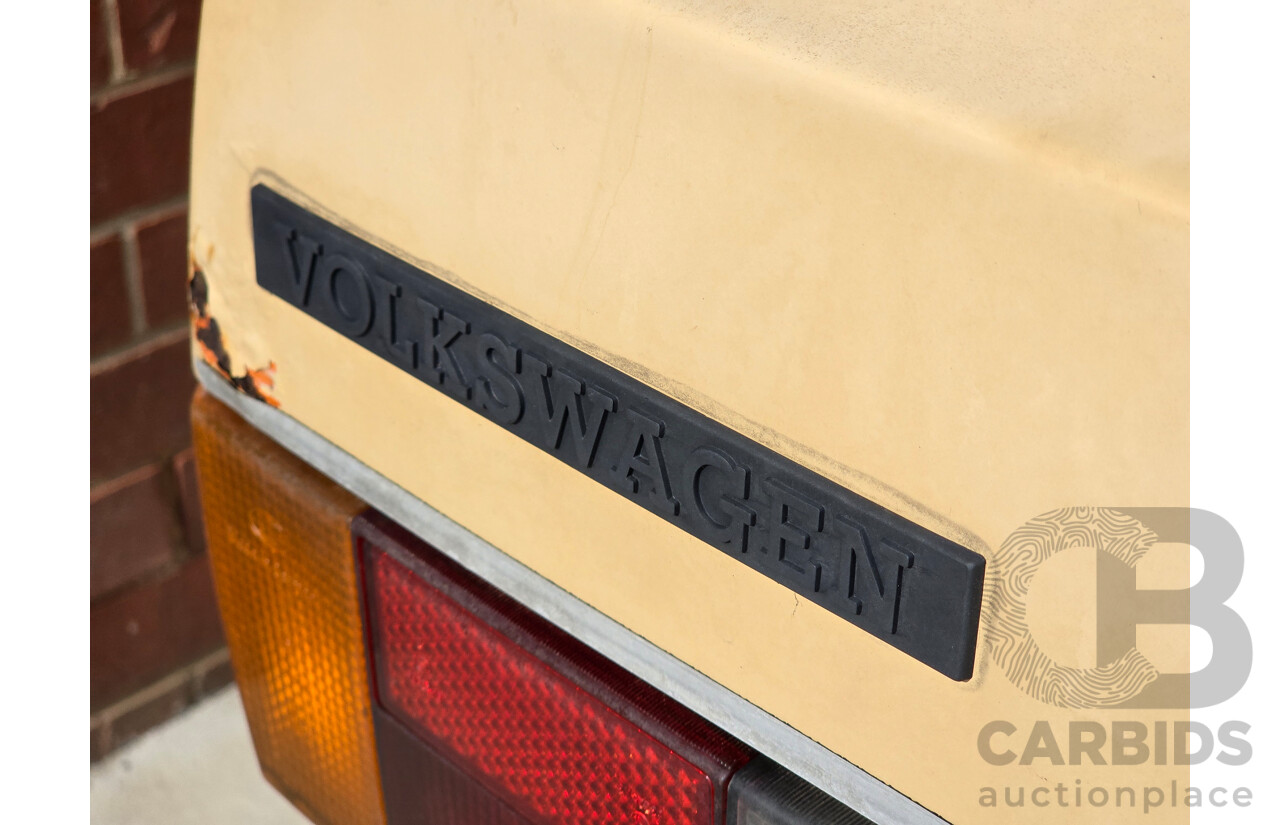 6/1979 Volkswagen Golf GLD Mk1 4d Hatchback Sunbrite Yellow Diesel 1.5L