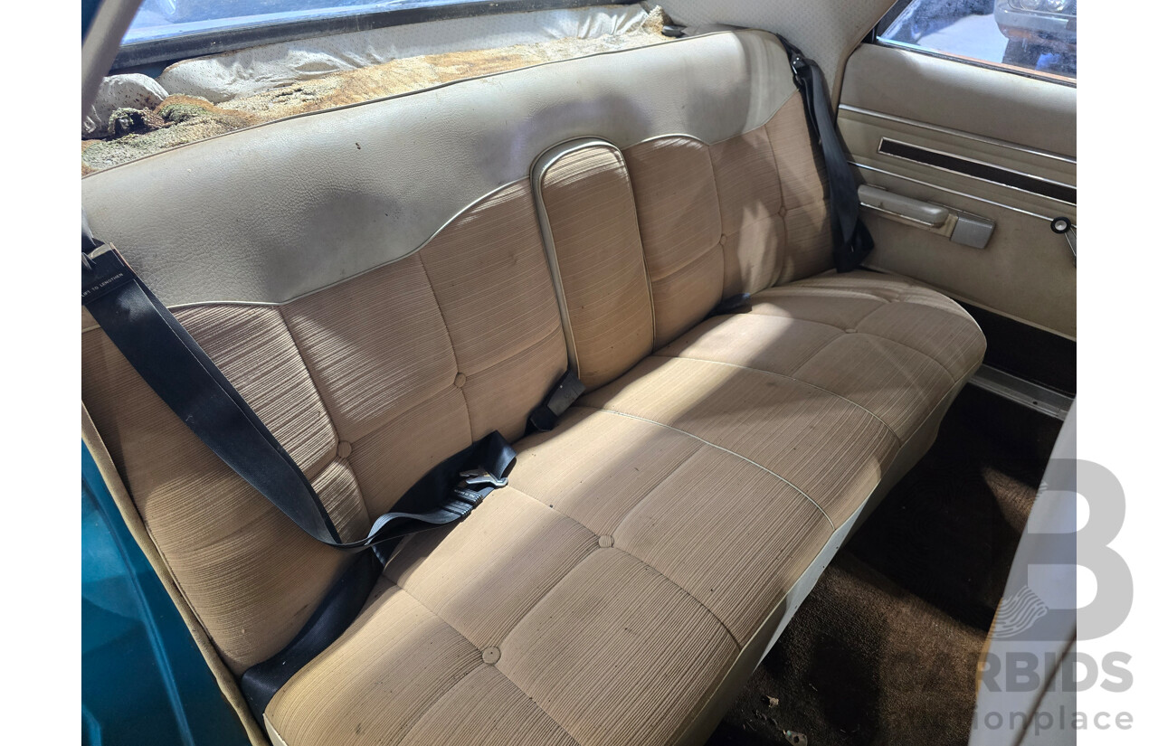 9/1976 Chrysler Valiant VK Regal 4d Sedan Crystal Turquoise V8 5.2L