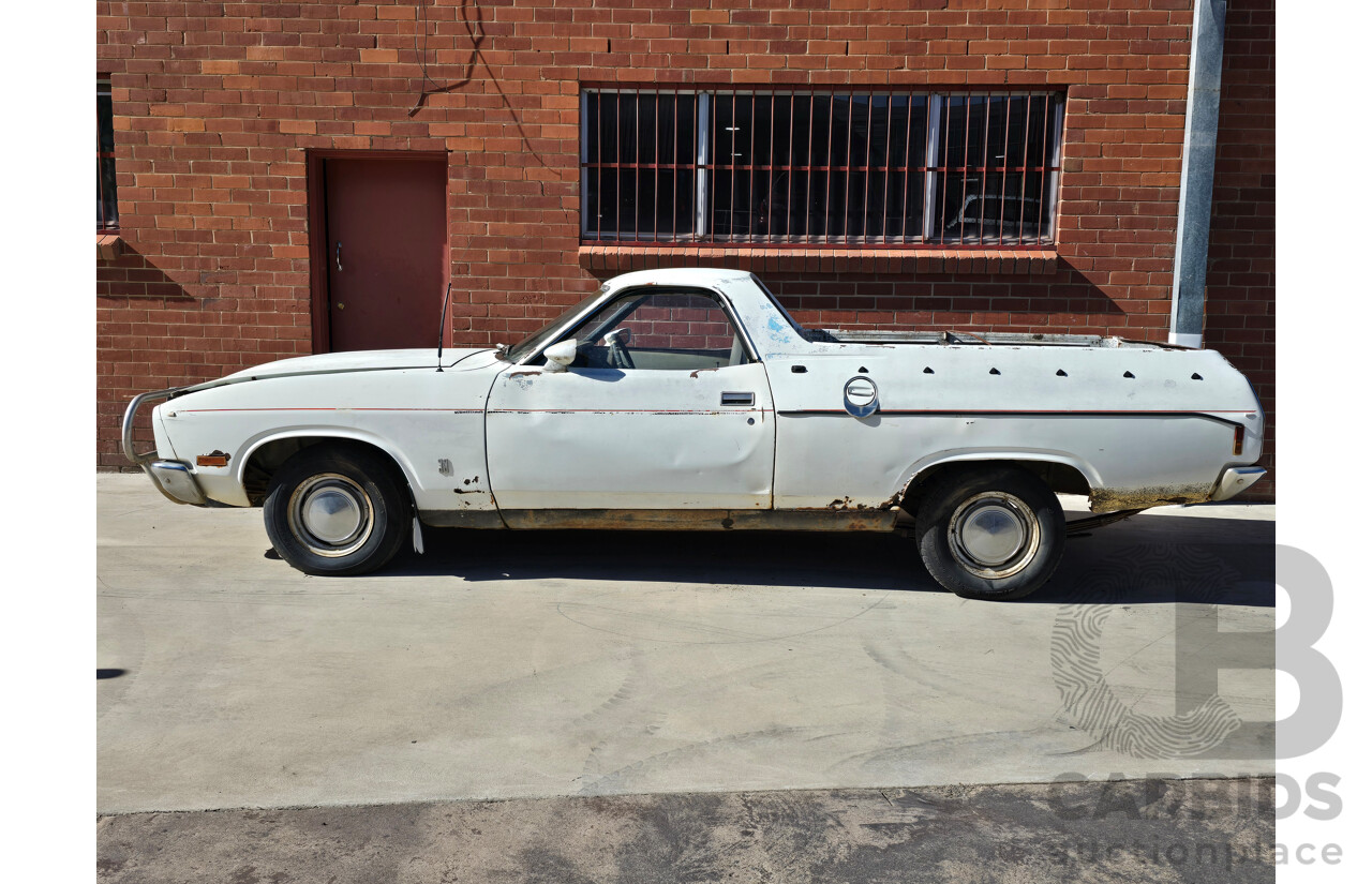 9/1978 Ford XC Falcon 2d Utility Sno White 3.3L
