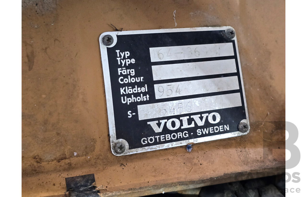 3/1972 Volvo 164 4d Sedan Orange 3.0L