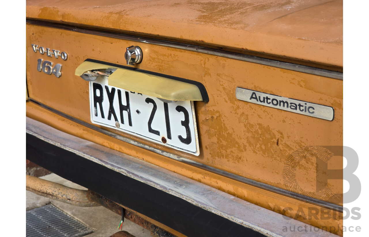3/1972 Volvo 164 4d Sedan Orange 3.0L