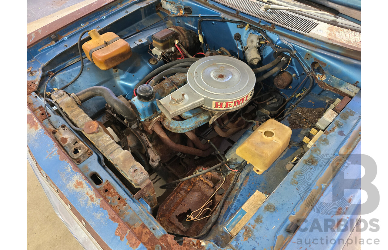 1/1977 Chrysler Valiant CL 4d Sedan Blue 4.0L