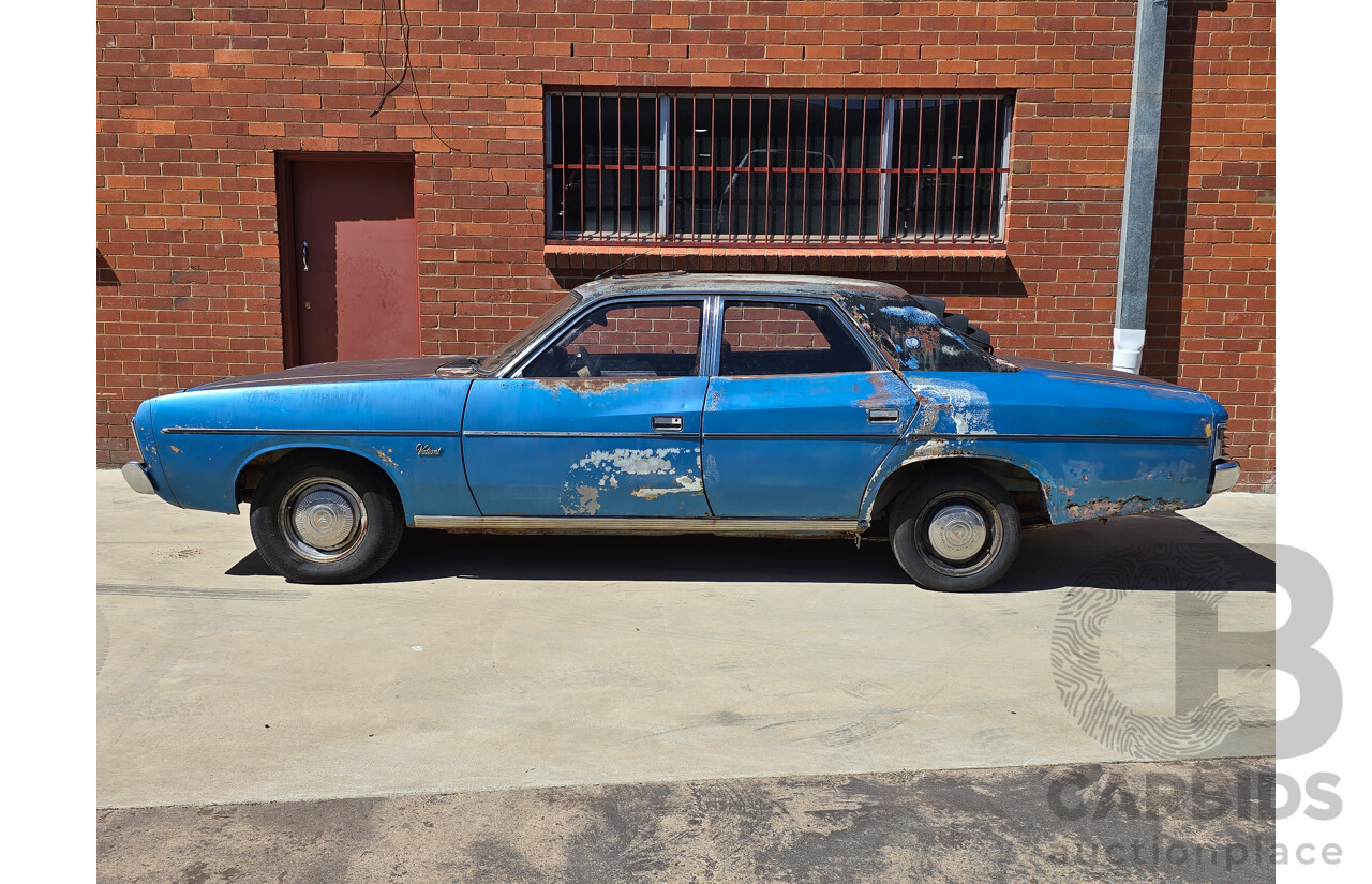 1/1977 Chrysler Valiant CL 4d Sedan Blue 4.0L