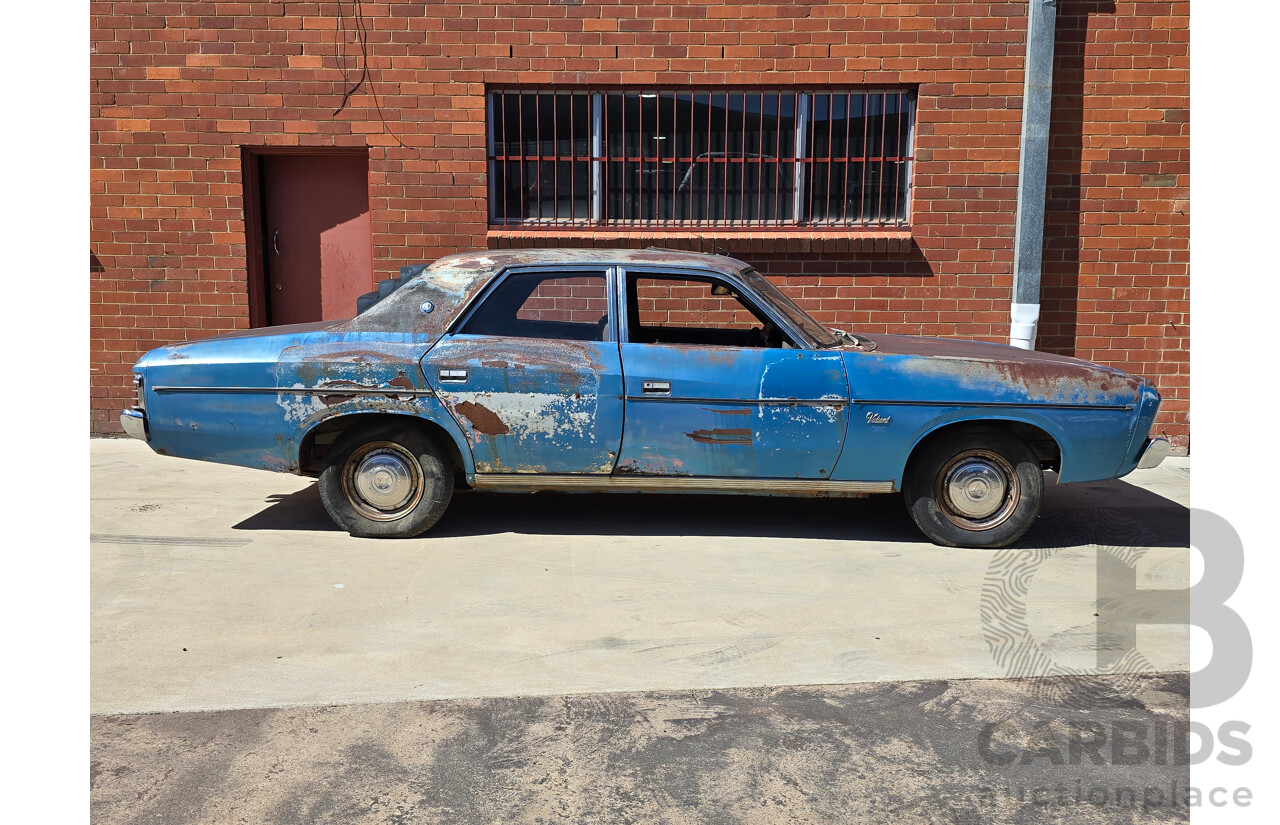 1/1977 Chrysler Valiant CL 4d Sedan Blue 4.0L