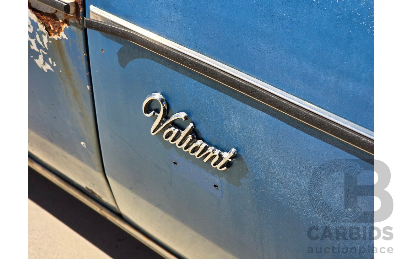 1/1977 Chrysler Valiant CL 4d Sedan Blue 4.0L