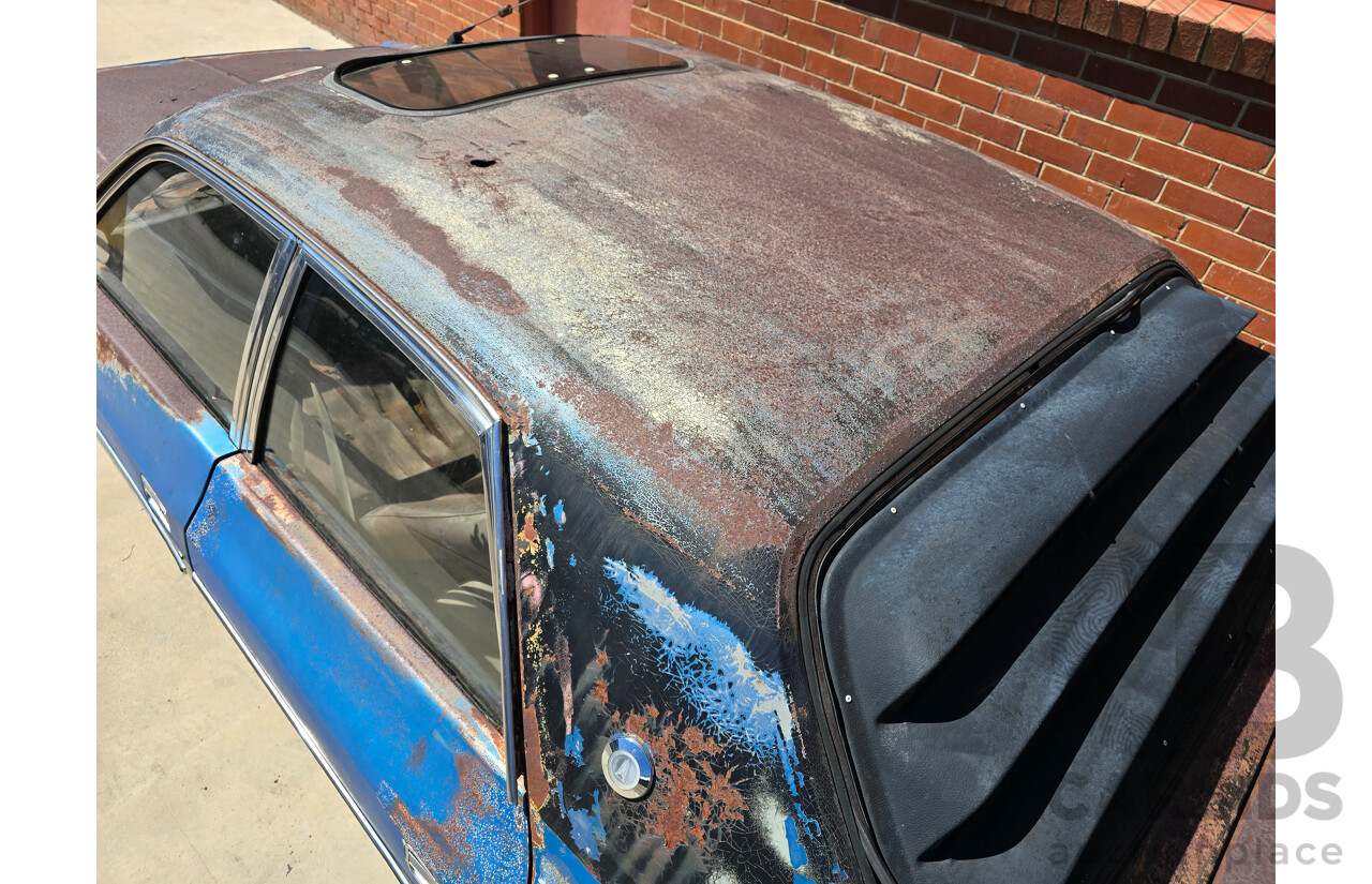 1/1977 Chrysler Valiant CL 4d Sedan Blue 4.0L