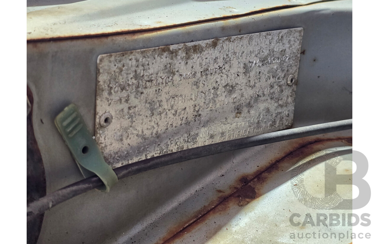 7/1973 Toyota Celica LT TA22 2d Coupe Silver 1.6L