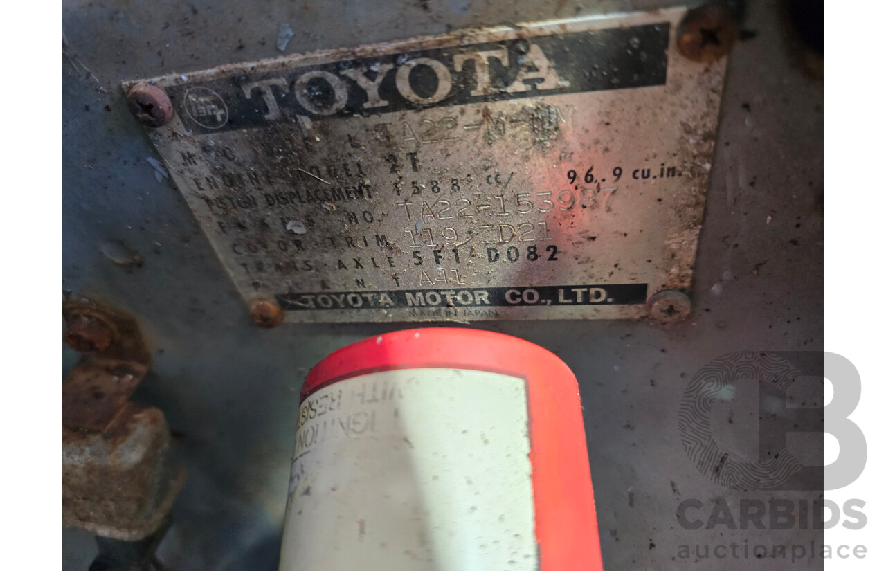 7/1973 Toyota Celica LT TA22 2d Coupe Silver 1.6L