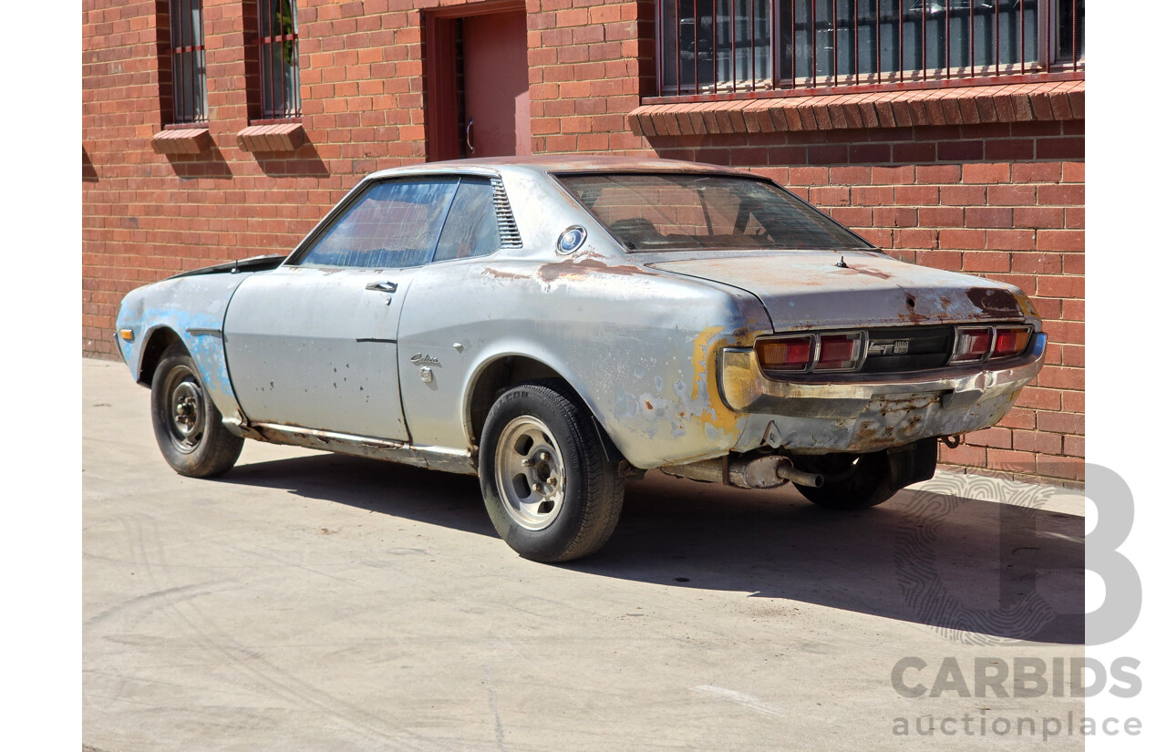7/1973 Toyota Celica LT TA22 2d Coupe Silver 1.6L