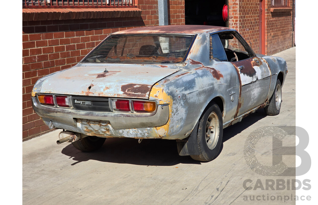 7/1973 Toyota Celica LT TA22 2d Coupe Silver 1.6L