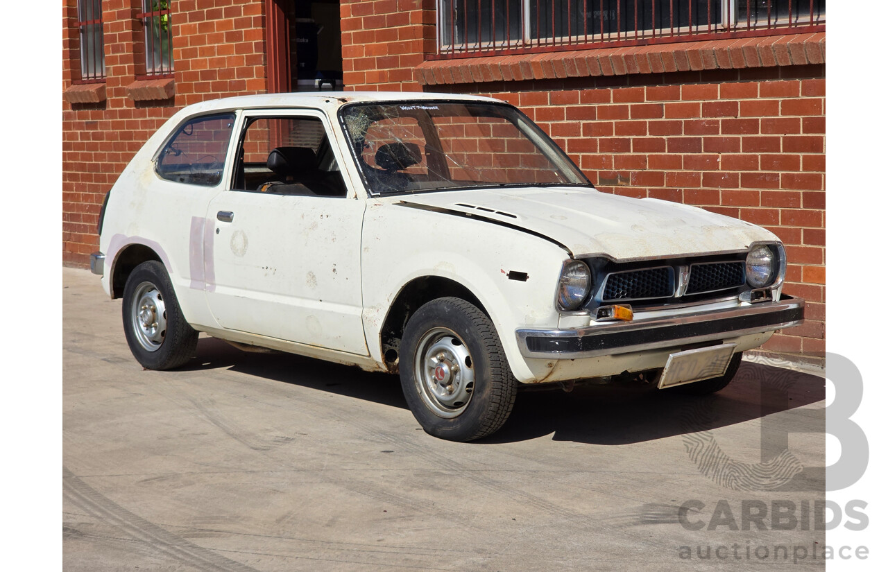 12/1974 Honda Civic SB1 1st Gen 2d Sedan White 1.2L