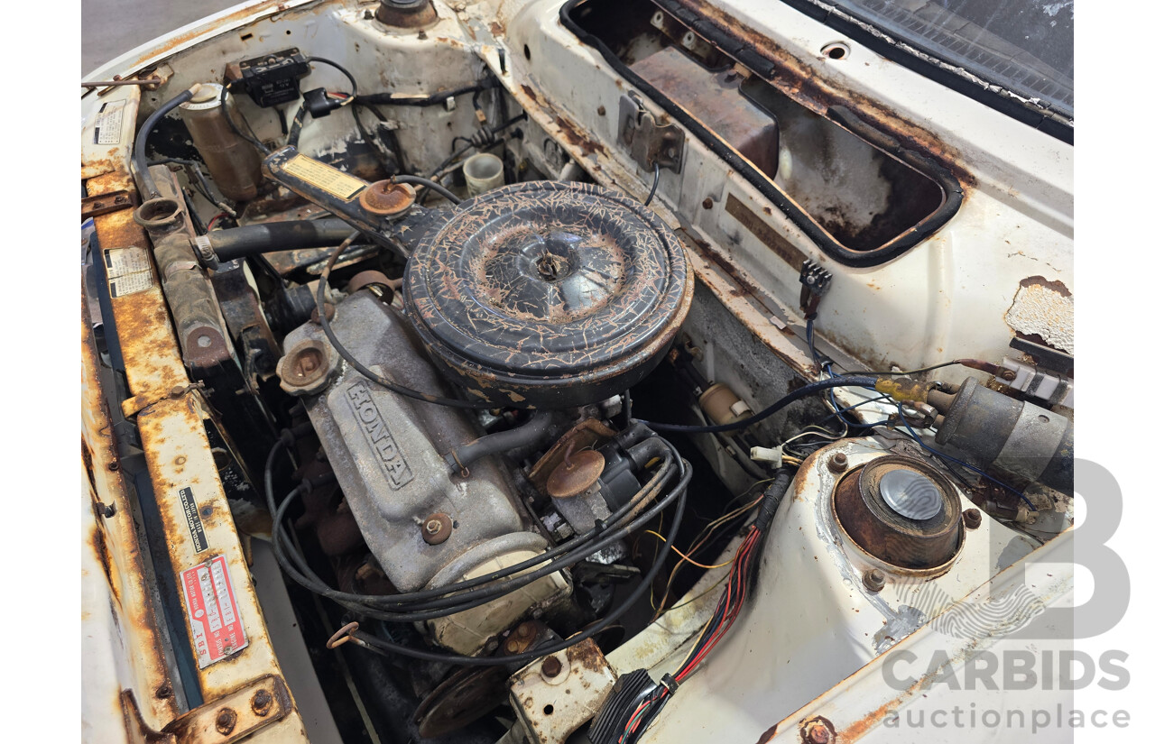 12/1974 Honda Civic SB1 1st Gen 2d Sedan White 1.2L