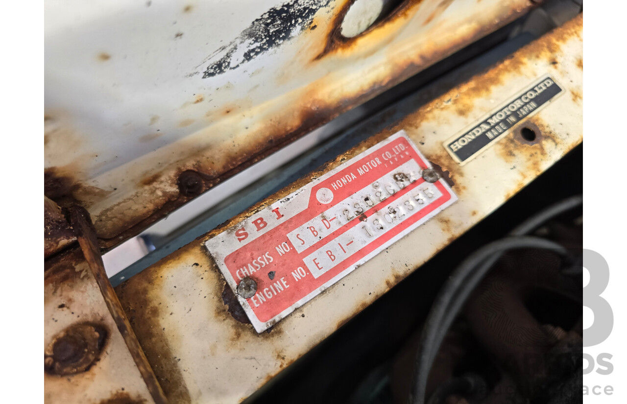 12/1974 Honda Civic SB1 1st Gen 2d Sedan White 1.2L