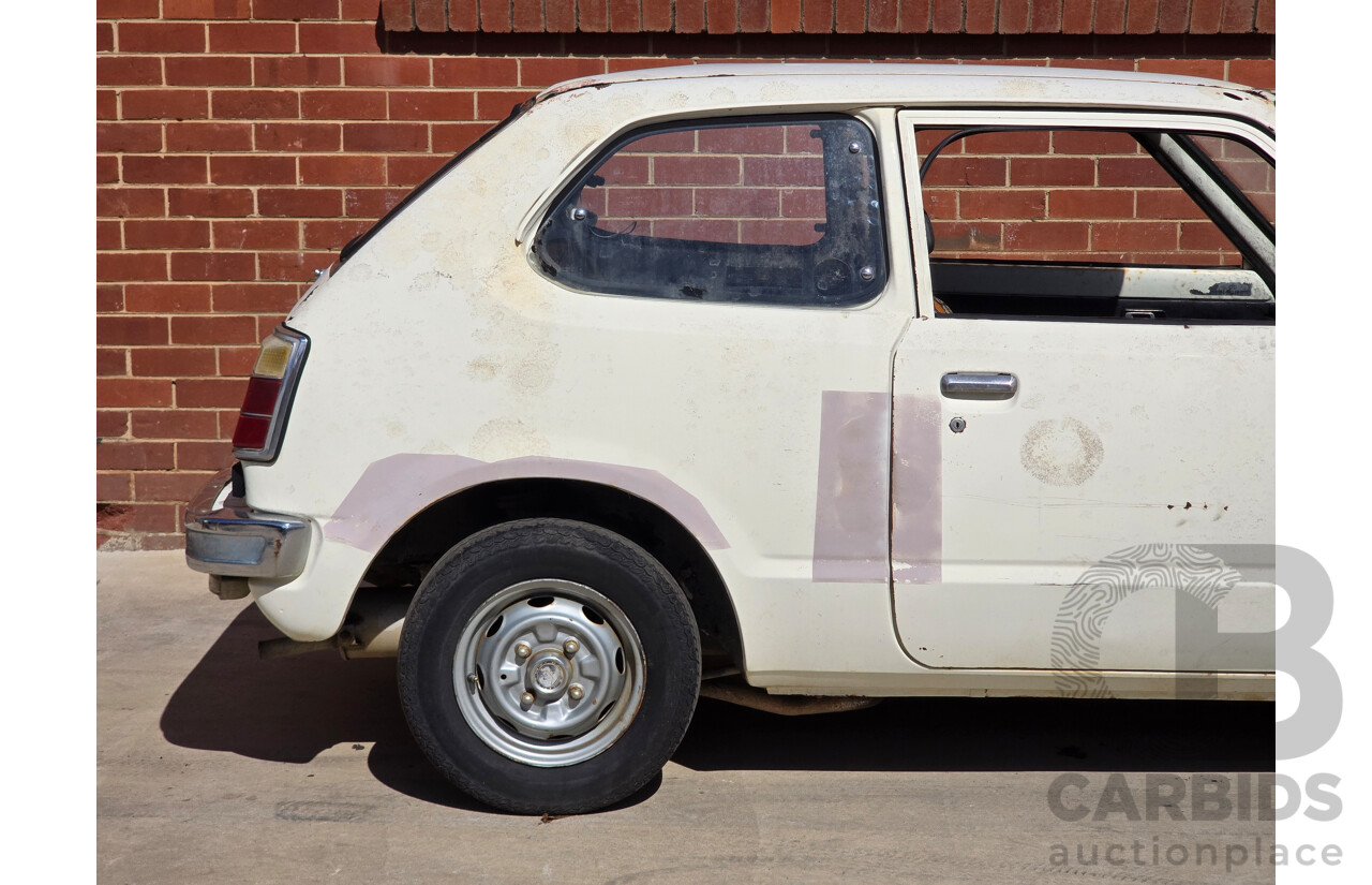 12/1974 Honda Civic SB1 1st Gen 2d Sedan White 1.2L