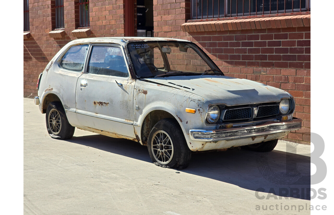 8/1973 Honda Civic SB1 1st Gen 2d Sedan White 1.2L