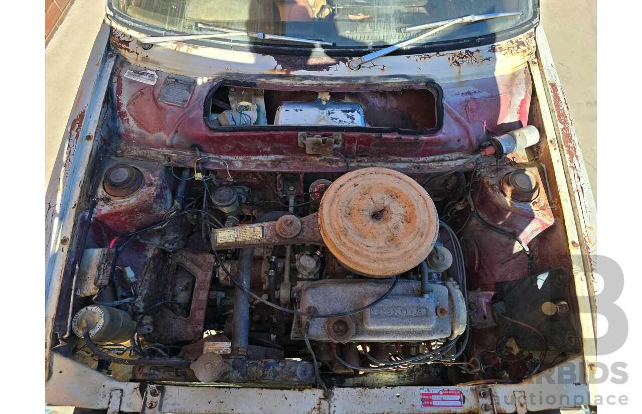 8/1973 Honda Civic SB1 1st Gen 2d Sedan White 1.2L