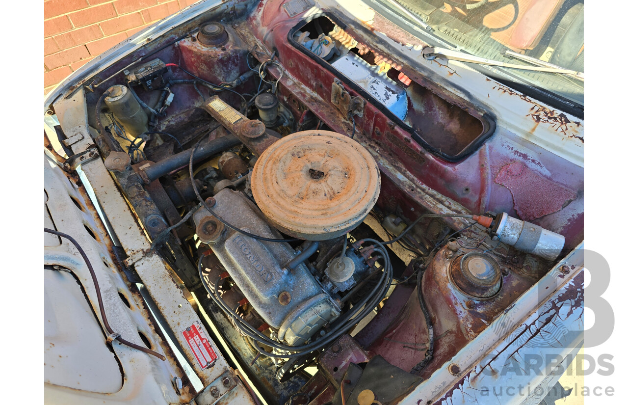 8/1973 Honda Civic SB1 1st Gen 2d Sedan White 1.2L