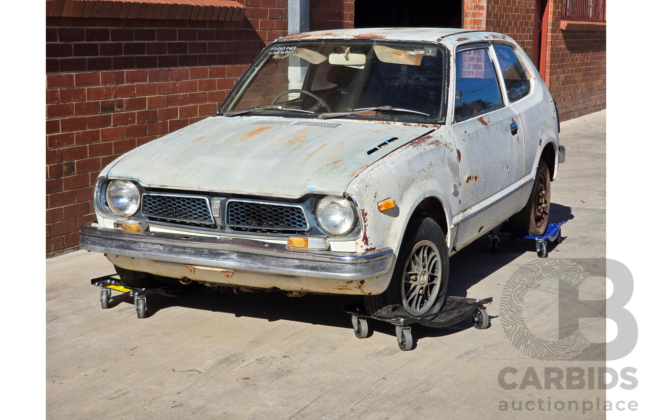 8/1973 Honda Civic SB1 1st Gen 2d Sedan White 1.2L