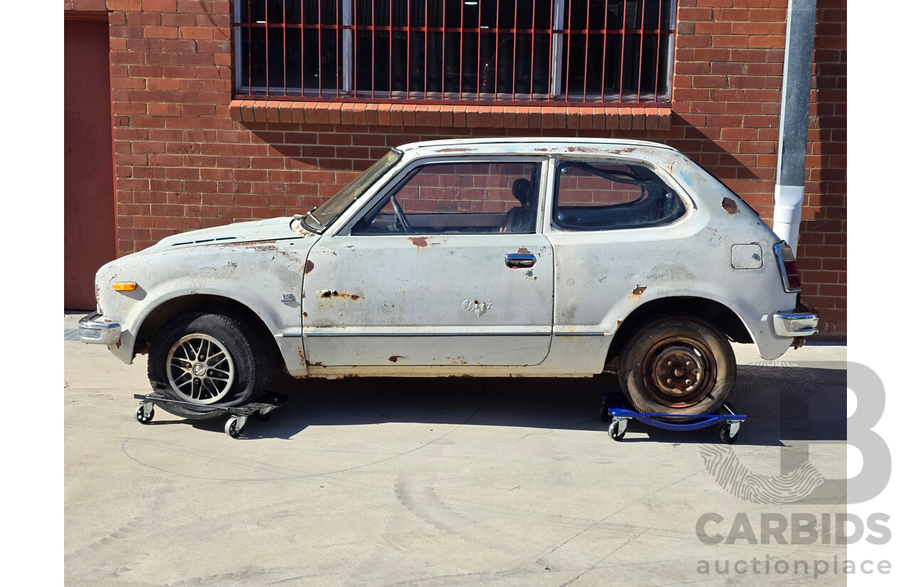 8/1973 Honda Civic SB1 1st Gen 2d Sedan White 1.2L