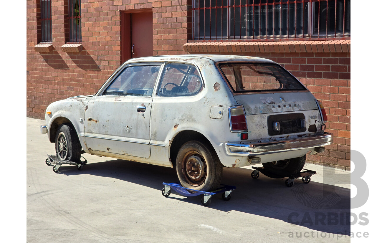8/1973 Honda Civic SB1 1st Gen 2d Sedan White 1.2L