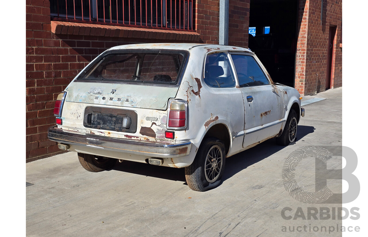 8/1973 Honda Civic SB1 1st Gen 2d Sedan White 1.2L