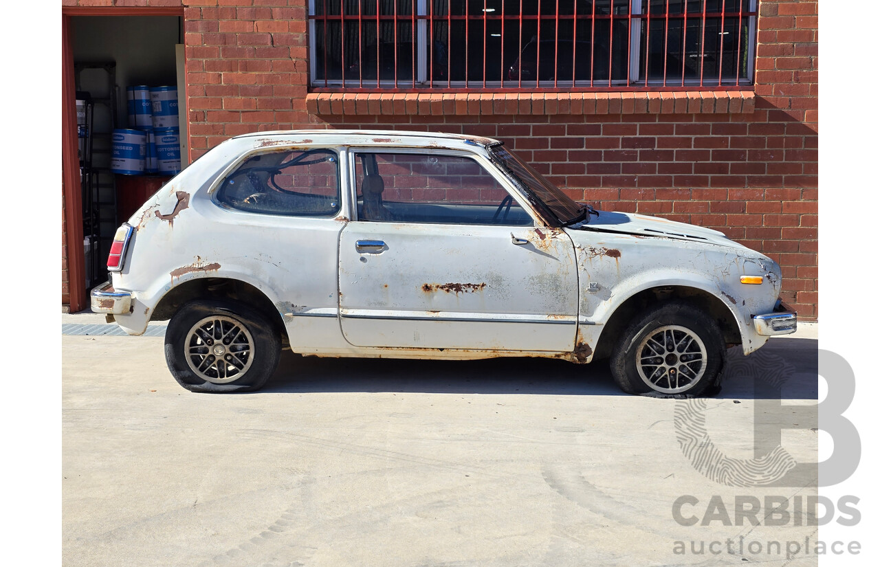 8/1973 Honda Civic SB1 1st Gen 2d Sedan White 1.2L