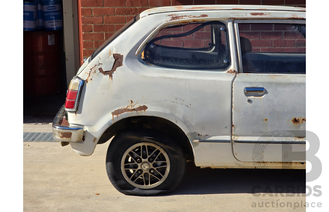 8/1973 Honda Civic SB1 1st Gen 2d Sedan White 1.2L