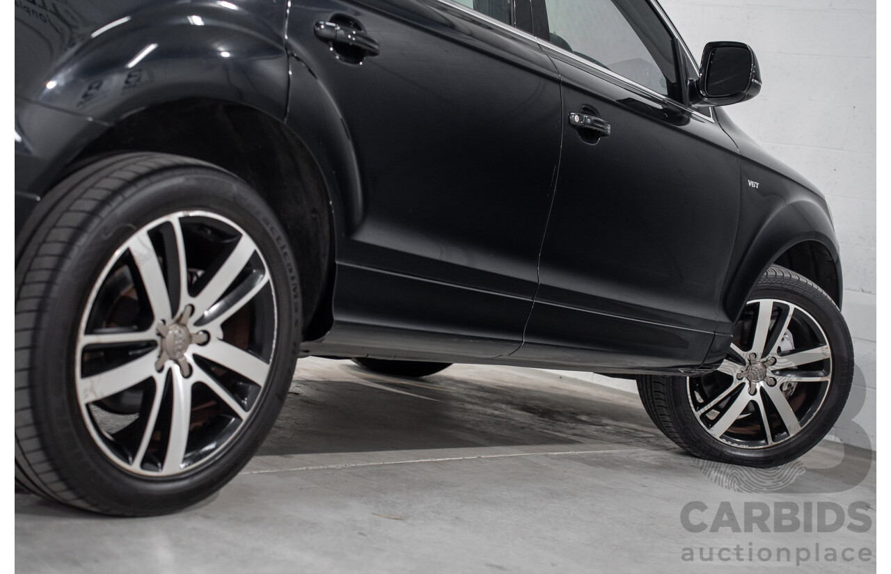 01/2012 Audi Q7 3.0 TFSI Quattro (AWD) MY12 4d Wagon Orca Black Metallic Supercharged V6 3.0L