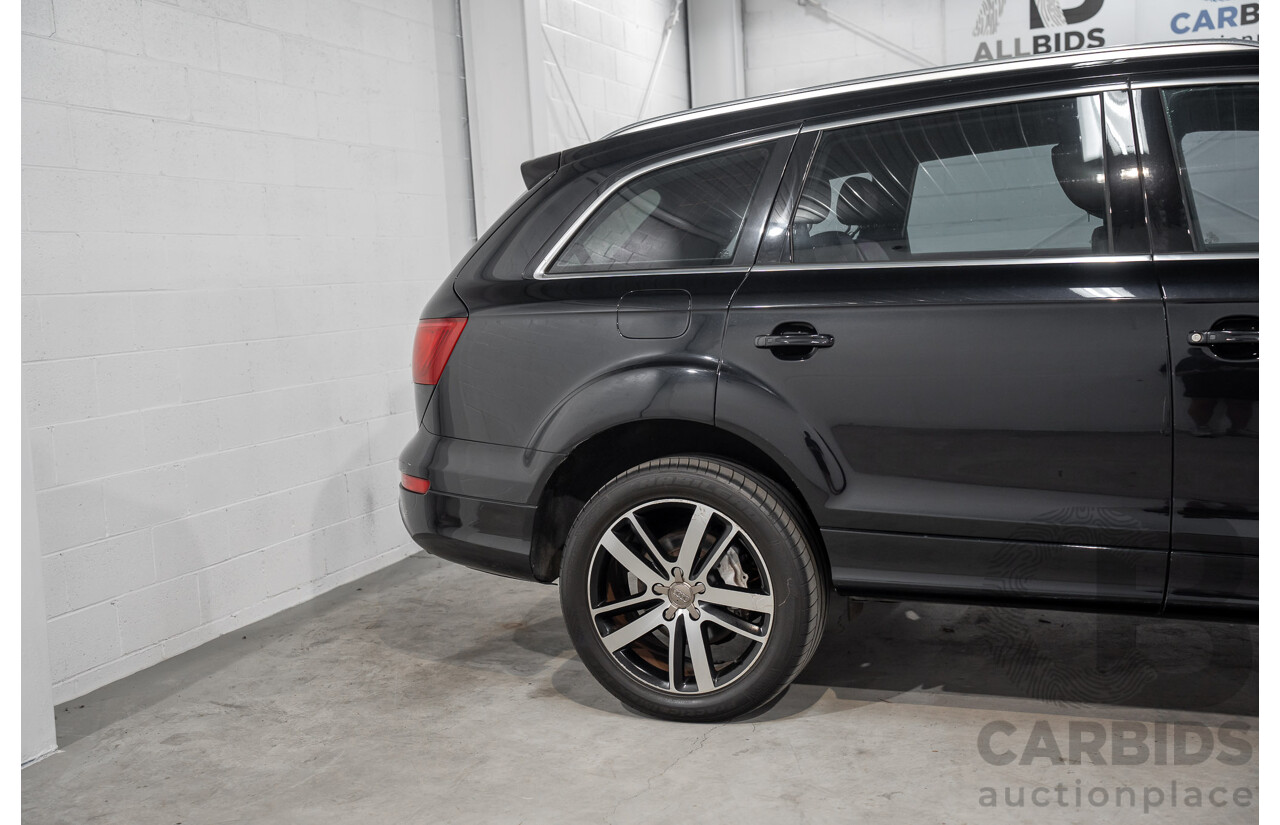 01/2012 Audi Q7 3.0 TFSI Quattro (AWD) MY12 4d Wagon Orca Black Metallic Supercharged V6 3.0L