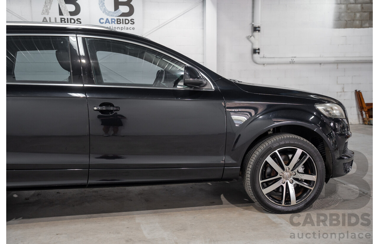 01/2012 Audi Q7 3.0 TFSI Quattro (AWD) MY12 4d Wagon Orca Black Metallic Supercharged V6 3.0L