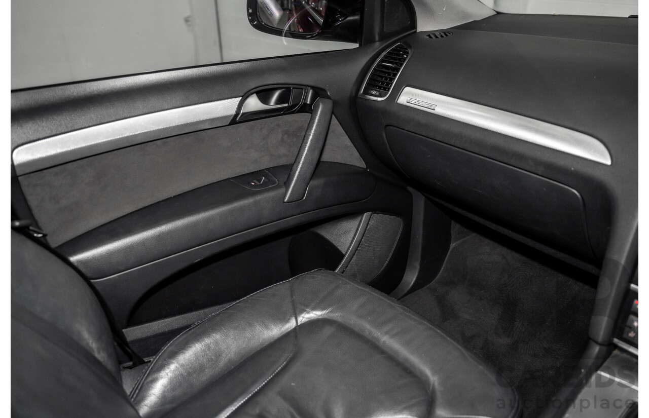 01/2012 Audi Q7 3.0 TFSI Quattro (AWD) MY12 4d Wagon Orca Black Metallic Supercharged V6 3.0L