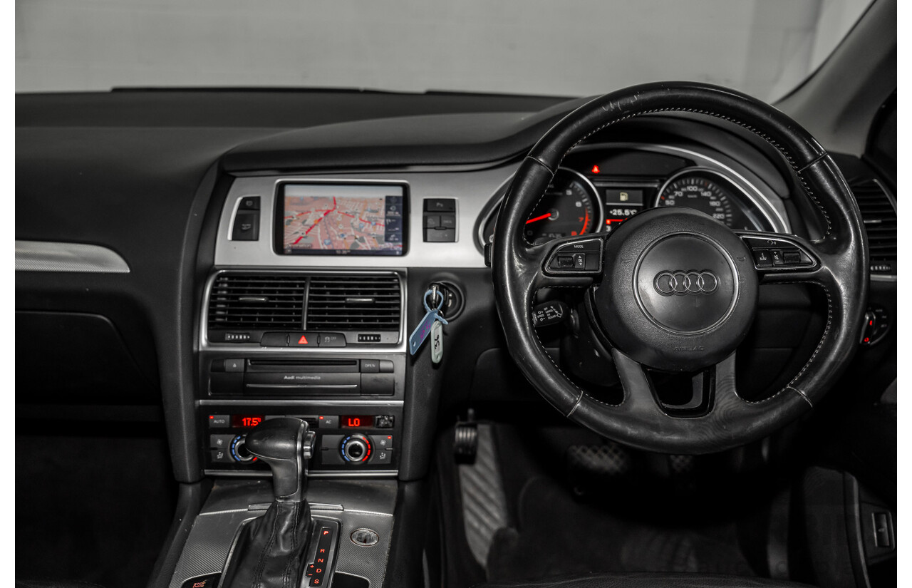 01/2012 Audi Q7 3.0 TFSI Quattro (AWD) MY12 4d Wagon Orca Black Metallic Supercharged V6 3.0L