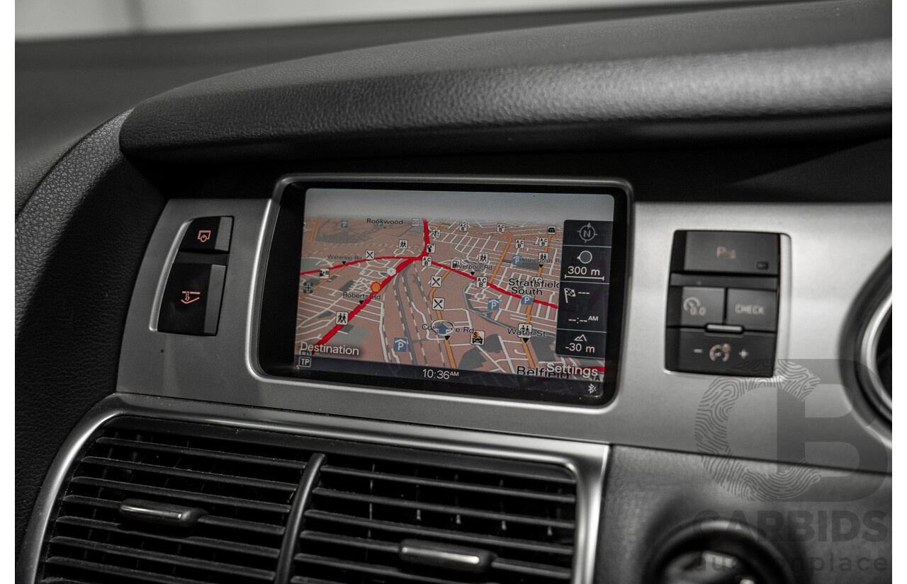 01/2012 Audi Q7 3.0 TFSI Quattro (AWD) MY12 4d Wagon Orca Black Metallic Supercharged V6 3.0L